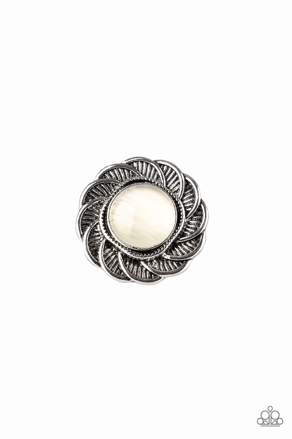 brought✽to✽you✽by✽blingflingbykat✽gardenia-glow-white-ring✽paparazzi-accessories
