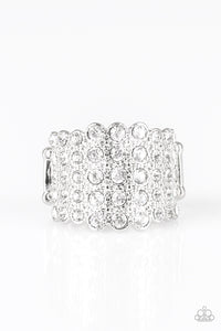 brought✽to✽you✽by✽blingflingbykat✽million-dollar-masquerade-white-ring✽paparazzi-accessories