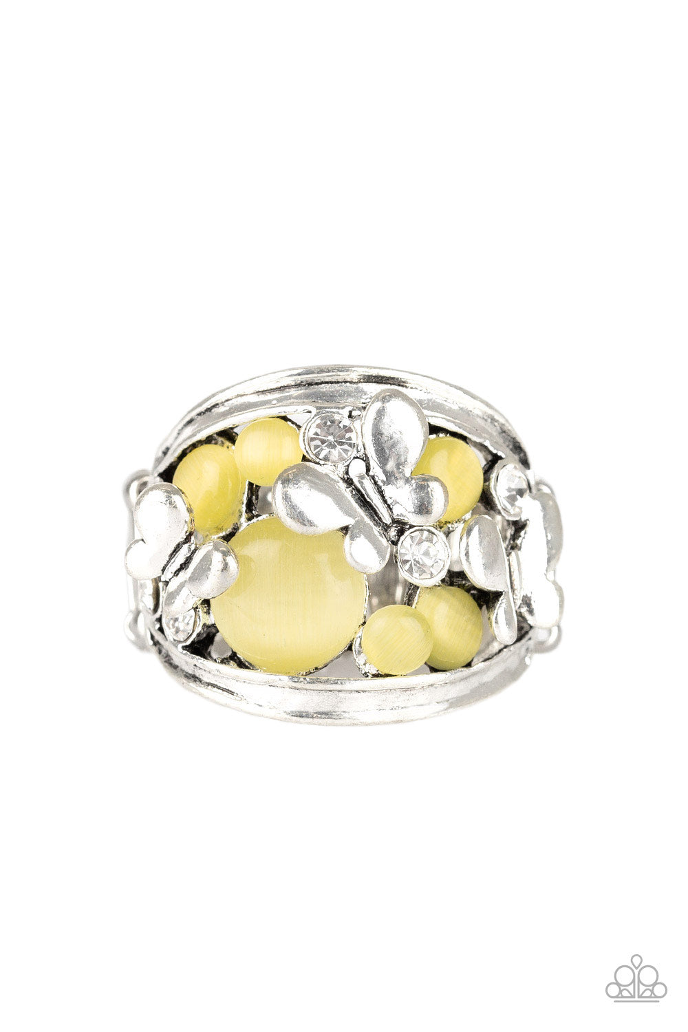 brought✽to✽you✽by✽blingflingbykat✽flutter-me-up-yellow-ring✽paparazzi-accessories