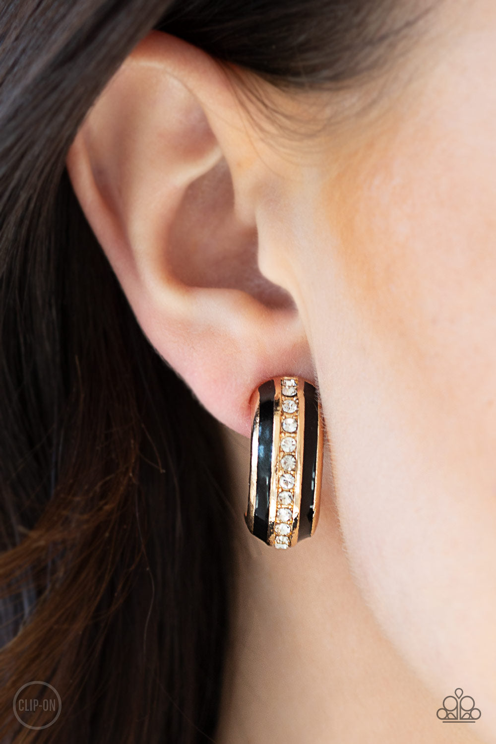 Paparazzi Accessories ✽ WEALTHY Living - Gold Clip-On✽Flat Rate Ship $4.50✽
