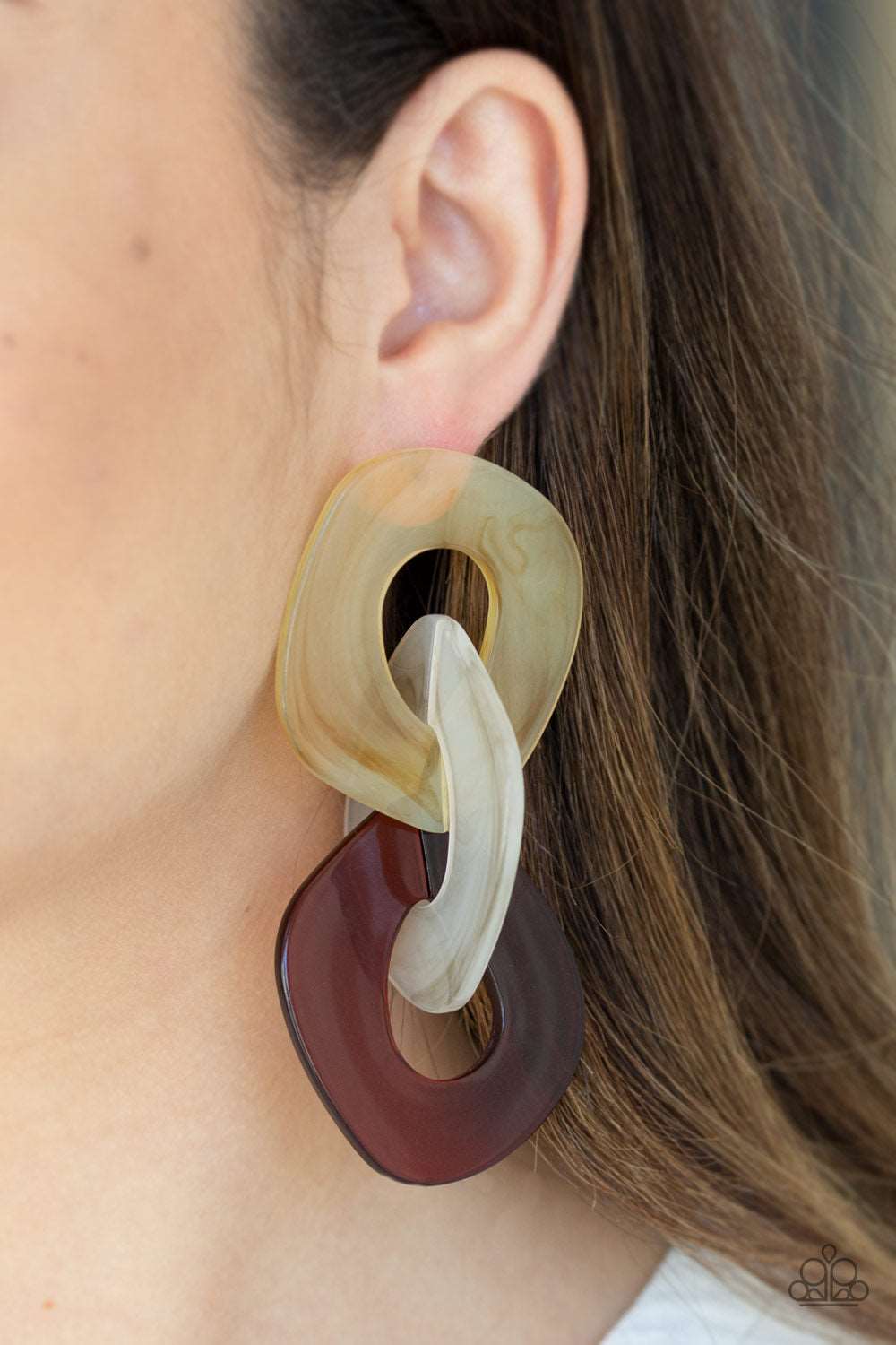 Paparazzi Accessories ✽ Boardroom Babe - Multi Post Earrings✽Flat Rate Ship $4.50✽