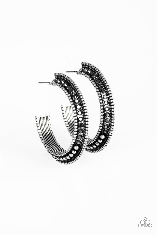 brought✽to✽you✽by✽blingflingbykat✽retro-reverberation-silver-earrings✽paparazzi-accessories