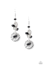 Load image into Gallery viewer, brought✽to✽you✽by✽blingflingbykat✽seaside-catch-black-earrings✽paparazzi-accessories
