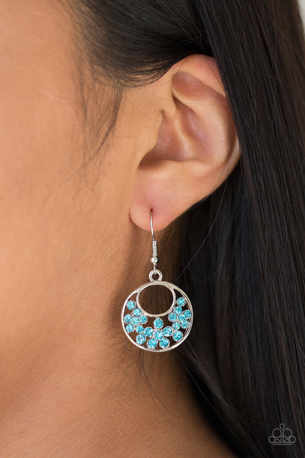 Paparazzi Accessories ✽ Sugary Shine - Blue Earrings✽Flat Rate Ship $4.50✽