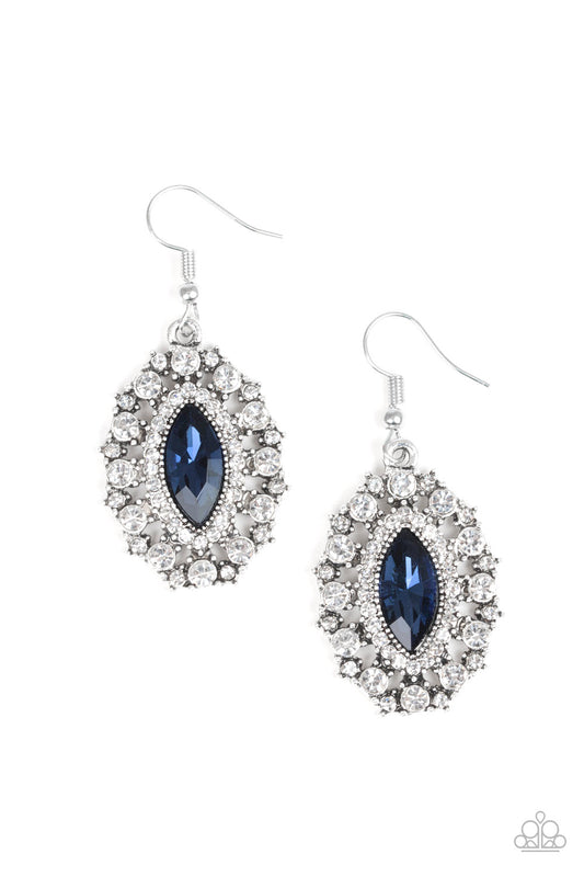 brought✽to✽you✽by✽blingflingbykat✽long-may-she-reign-blue-earrings✽paparazzi-accessories
