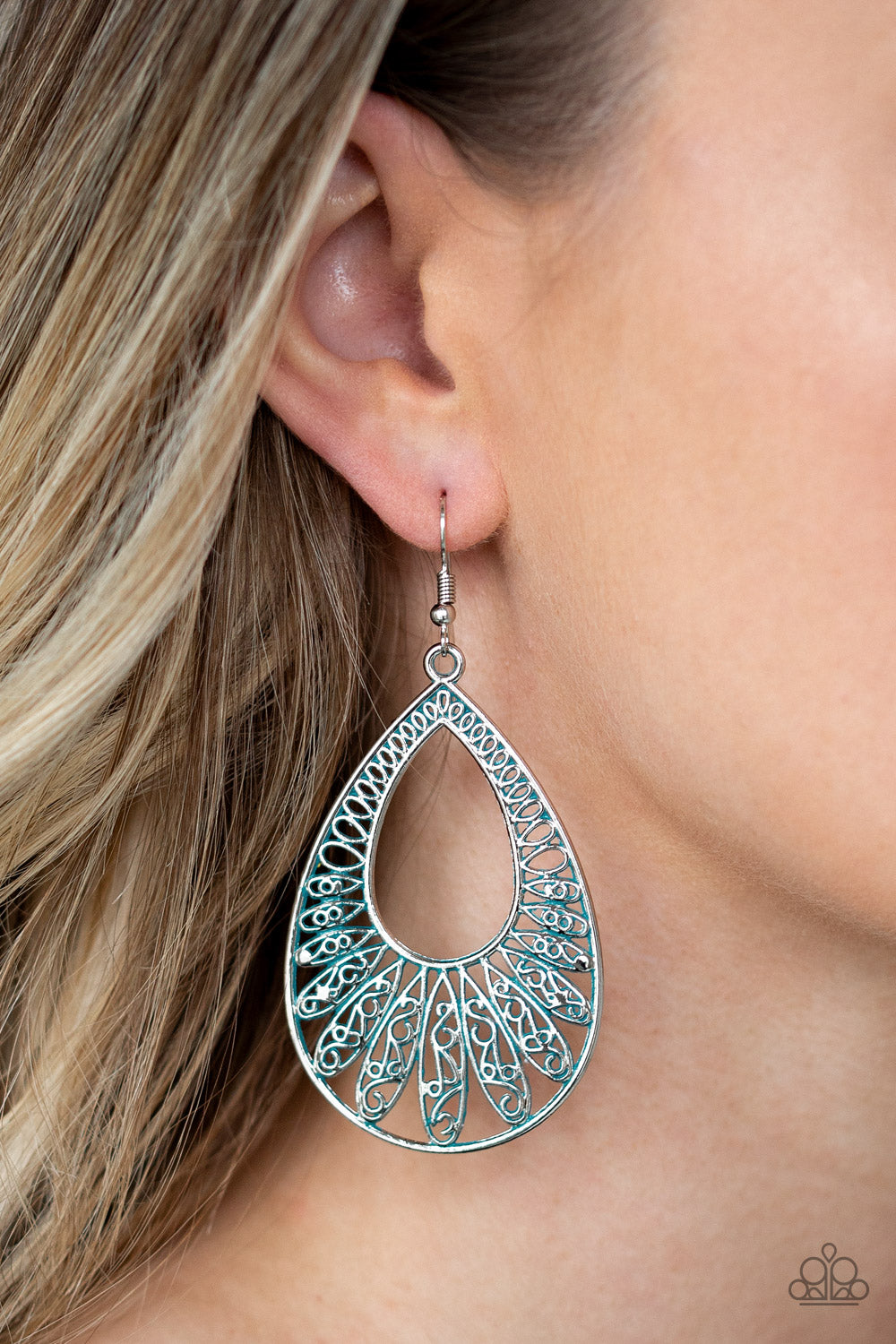 Paparazzi Accessories ✽ Flamingo Flamenco - Blue Earrings✽Flat Rate Ship $4.50✽