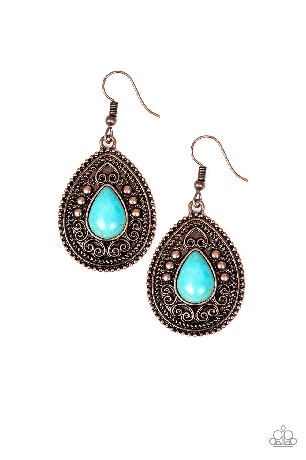 brought✽to✽you✽by✽blingflingbykat✽desert-nirvana-copper-earrings✽paparazzi-accessories