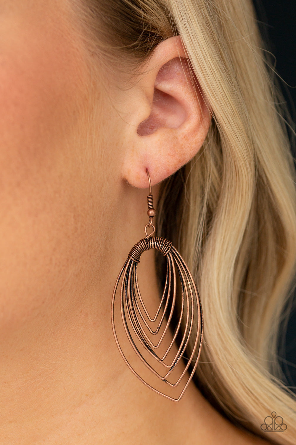 Paparazzi Accessories ✽ Walkabout Ware - Copper Earrings✽Flat Rate Ship $4.50✽