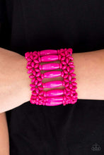 Load image into Gallery viewer, Paparazzi Accessories ✽ Barbados Beach Club - Pink Bracelet✽Flat Rate Ship $4.50✽
