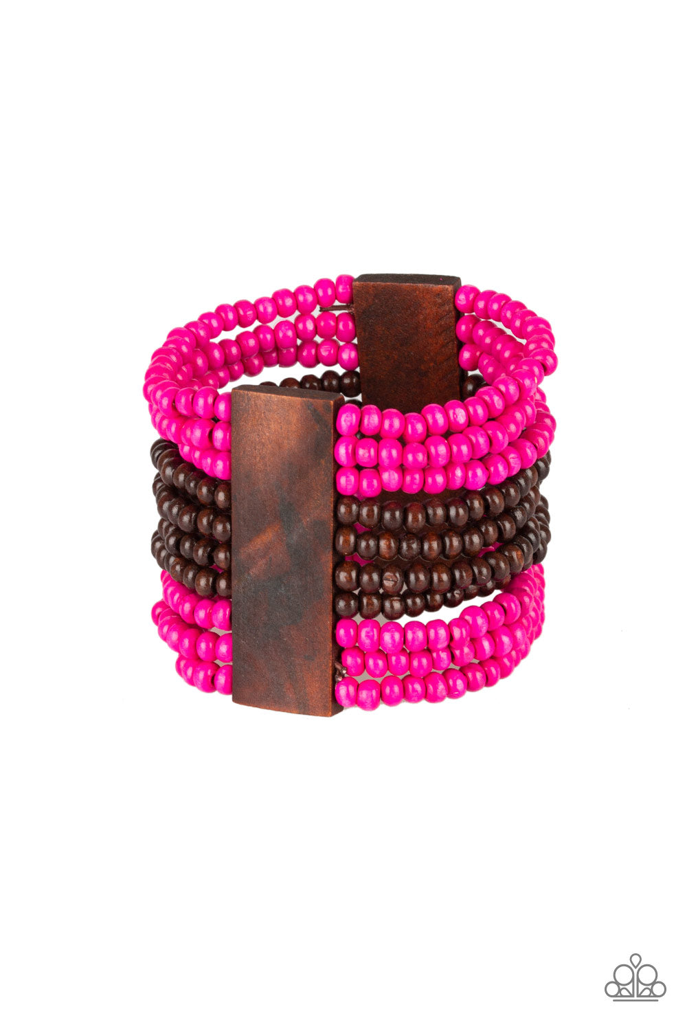 brought✽to✽you✽by✽blingflingbykat✽jamaican-me-jam-pink-bracelet✽paparazzi-accessories
