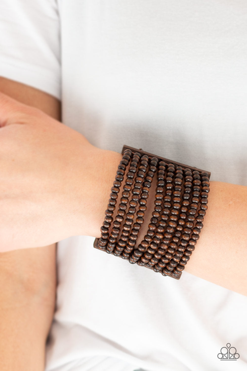 Paparazzi Accessories ✽ JAMAICAN Me Jam - Brown Bracelet✽Flat Rate Ship $4.50✽