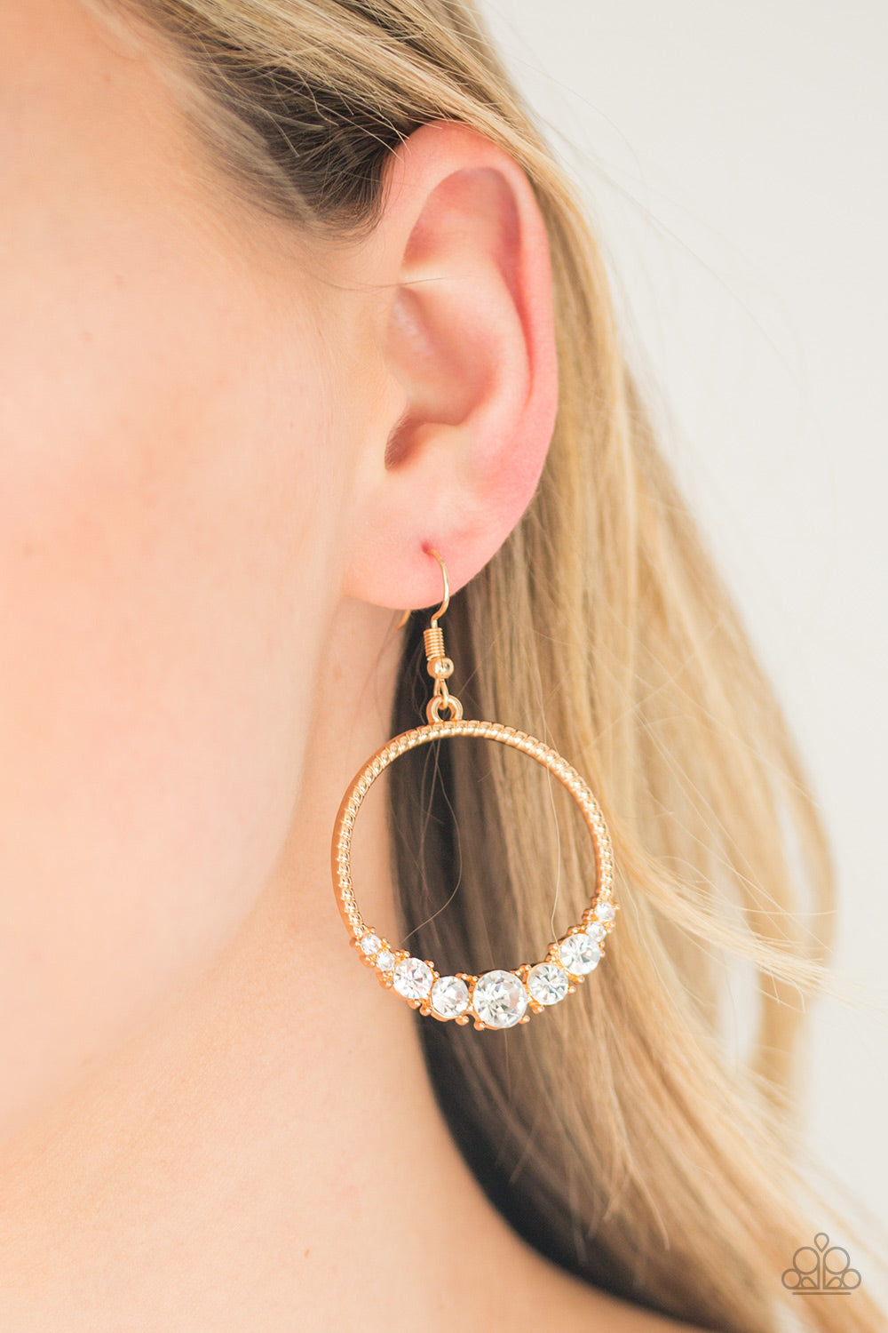 Paparazzi Accessories ✽ Self-Made Millionaire - Gold Earrings✽Flat Rate Ship $4.50✽