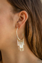 Load image into Gallery viewer, Paparazzi Accessories ✽ Bring The Noise - Gold Earrings✽Flat Rate Ship $4.50✽
