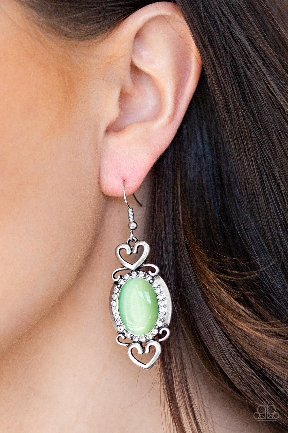 Paparazzi Accessories ✽ Port Royal Princess - Green Earrings✽Flat Rate Ship $4.50✽
