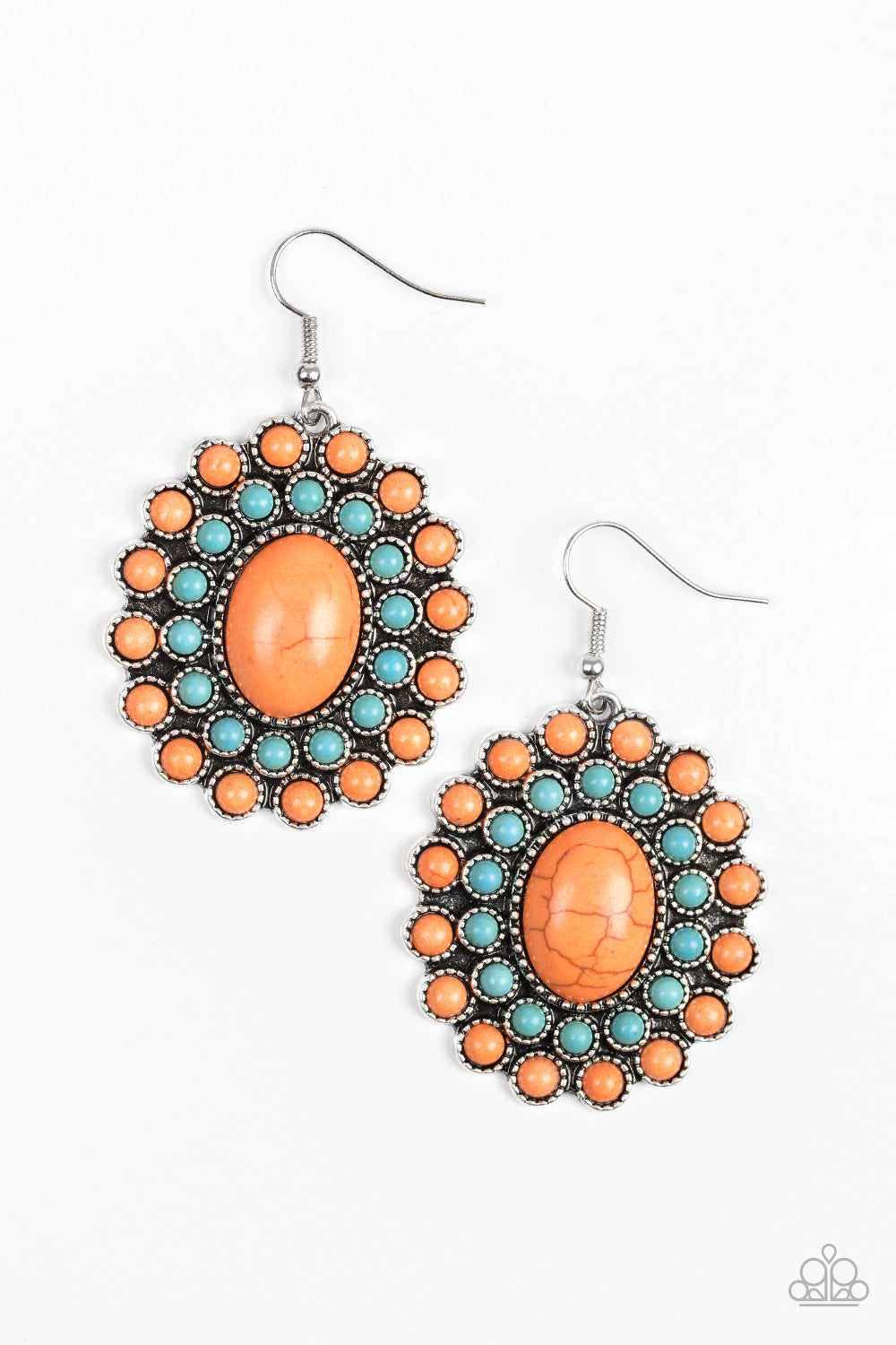 brought✽to✽you✽by✽blingflingbykat✽stone-solstice-orange-earrings✽paparazzi-accessories