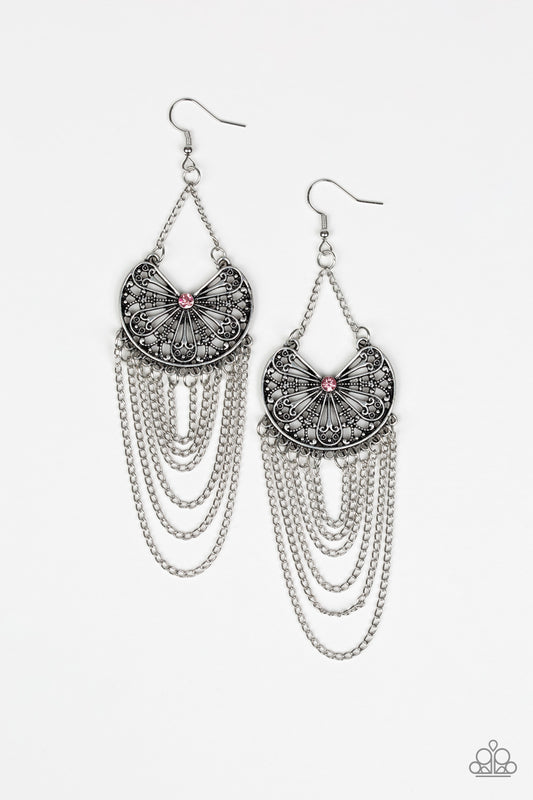 brought✽to✽you✽by✽blingflingbykat✽so-social-butterfly-pink-earrings✽paparazzi-accessories