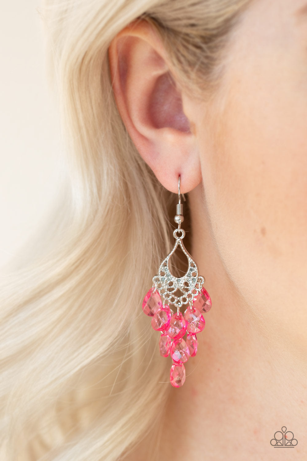 Paparazzi Accessories ✽ What Happens In Maui - Pink Earrings✽Flat Rate Ship $4.50✽