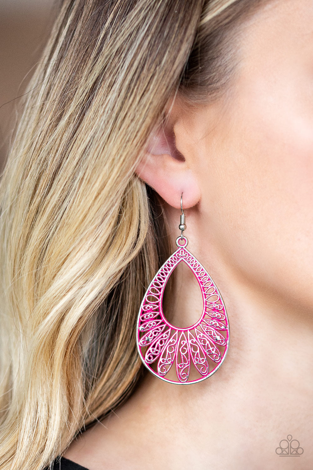 Paparazzi Accessories ✽ Flamingo Flamenco - Pink Earrings✽Flat Rate Ship $4.50✽