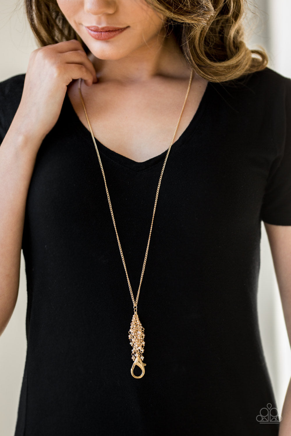 Paparazzi Accessories ✽ Twilight Twinkle - Gold Lanyard✽Flat Rate Ship $4.50✽