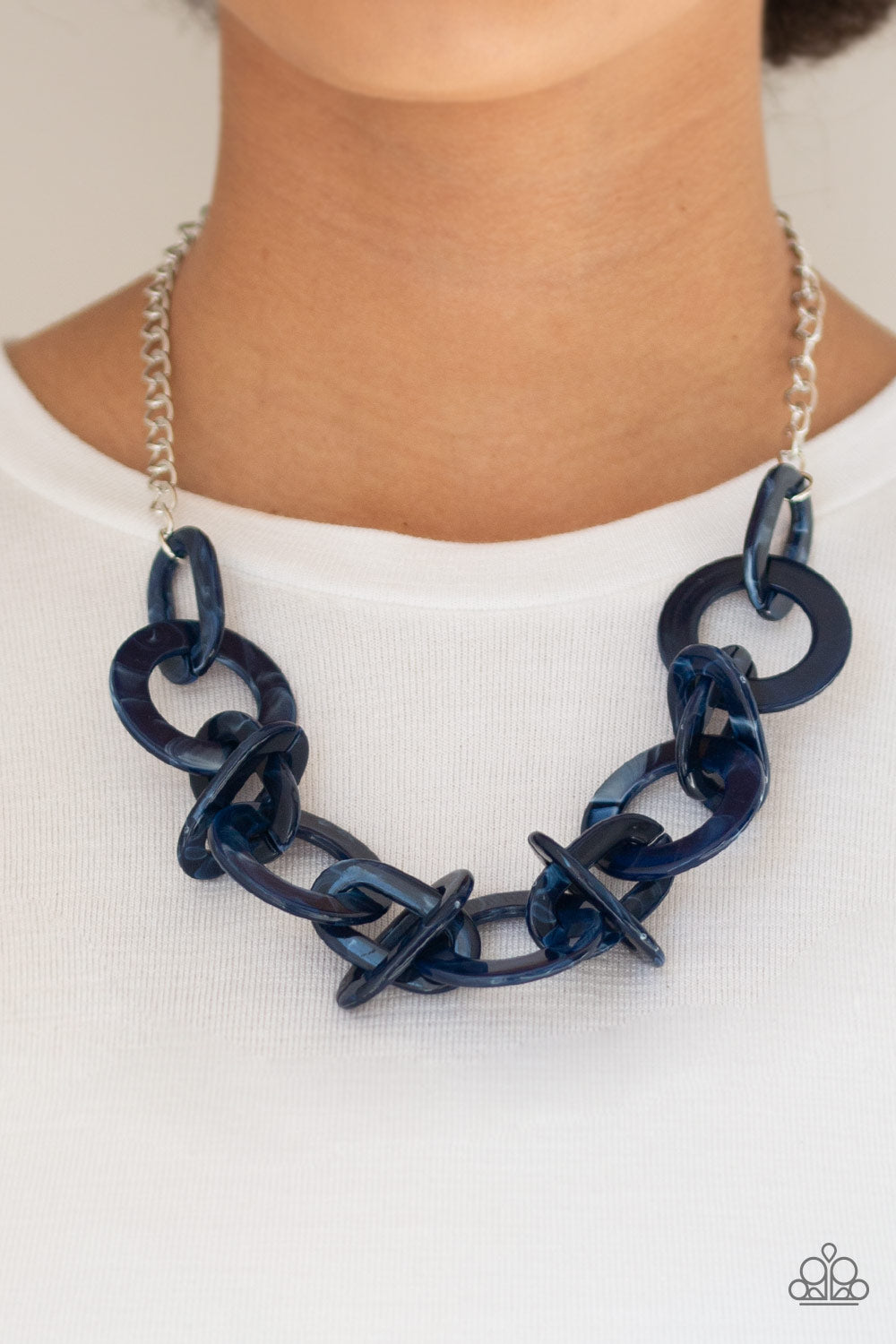 Paparazzi Accessories ✽ Chromatic Charm - Blue Necklace✽Flat Rate Ship $4.50✽