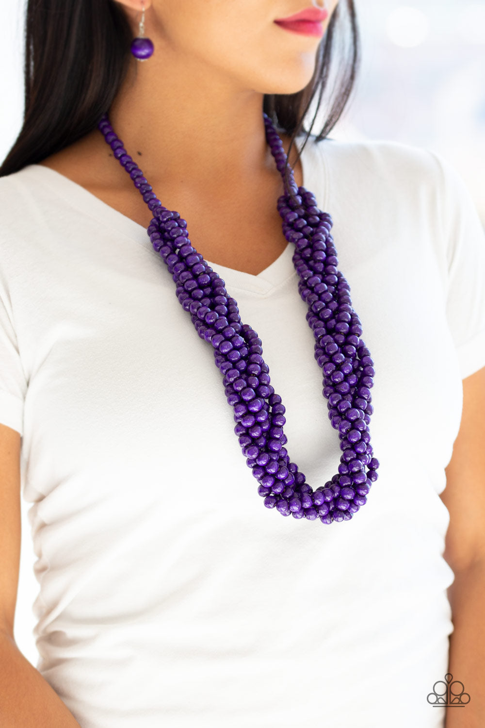 Paparazzi Accessories ✽ Tahiti Tropic - Purple Necklace✽Flat Rate Ship $4.50✽