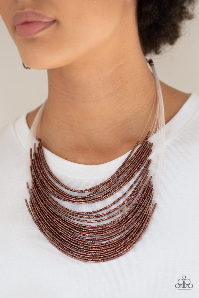 Paparazzi Accessories ❋Catwalk Queen - Copper Necklace❋ Flat Rate Ship $4.50❋