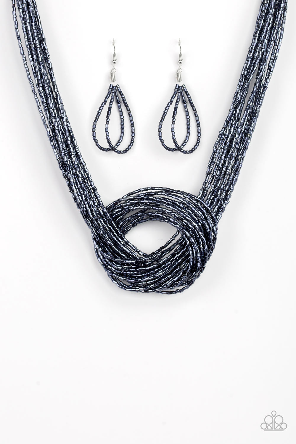 brought✽to✽you✽by✽blingflingbykat✽knotted-knockout-blue-necklace✽paparazzi-accessories