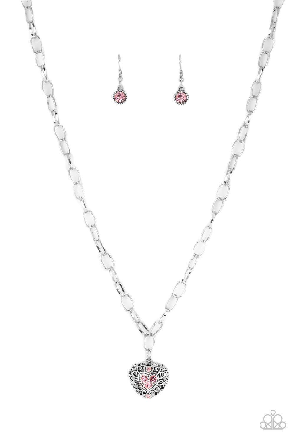 brought✽to✽you✽by✽blingflingbykat✽no-love-lost-pink-necklace✽paparazzi-accessories