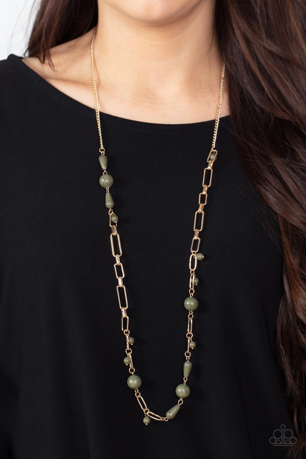 Paparazzi Accessories ❋Desert Journey - Green Necklace❋ Flat Rate Ship $4.50❋ - Image #2
