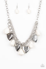 Load image into Gallery viewer, brought✽to✽you✽by✽blingflingbykat✽change-of-heart-white-necklace✽paparazzi-accessories

