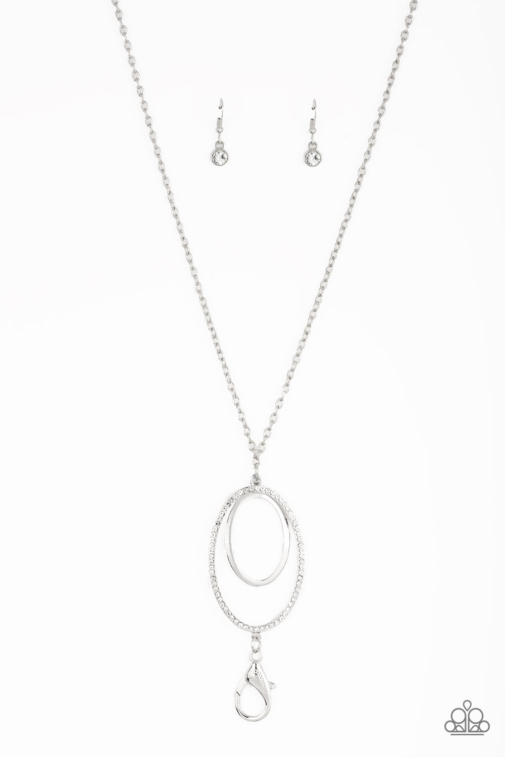 brought✽to✽you✽by✽blingflingbykat✽rags-to-riches-white-lanyard✽paparazzi-accessories