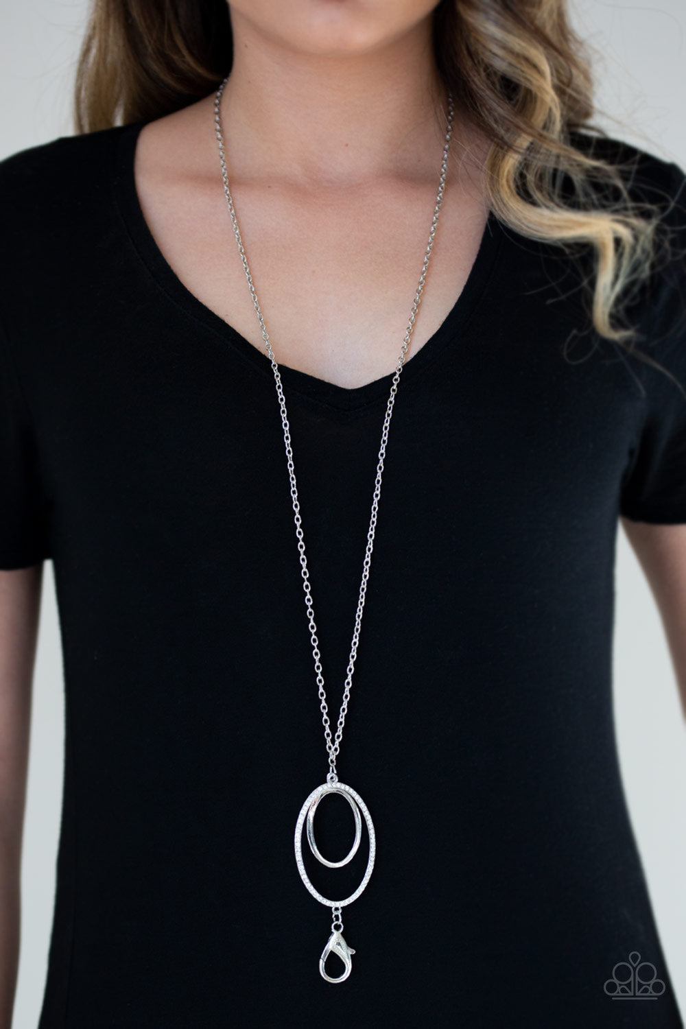 Paparazzi Accessories ✽ Rags To Riches - White Lanyard✽Flat Rate Ship $4.50✽