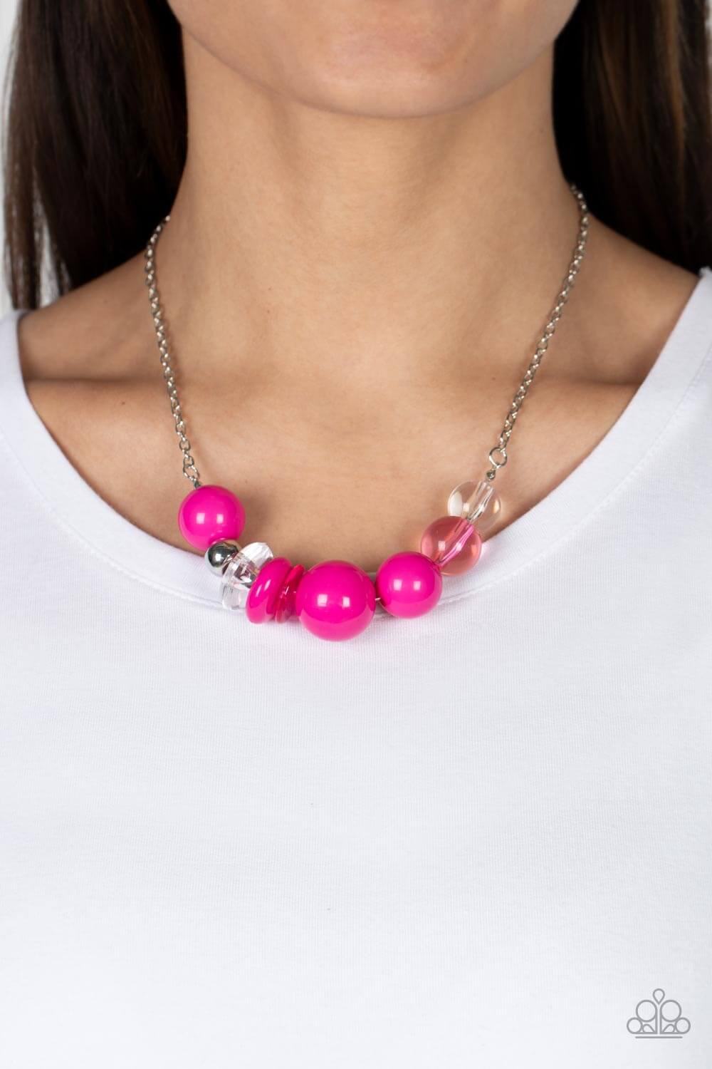 Paparazzi Accessories ❋Bauble Bonanza - Pink Necklace❋ Flat Rate Ship $4.50❋ - Image #2