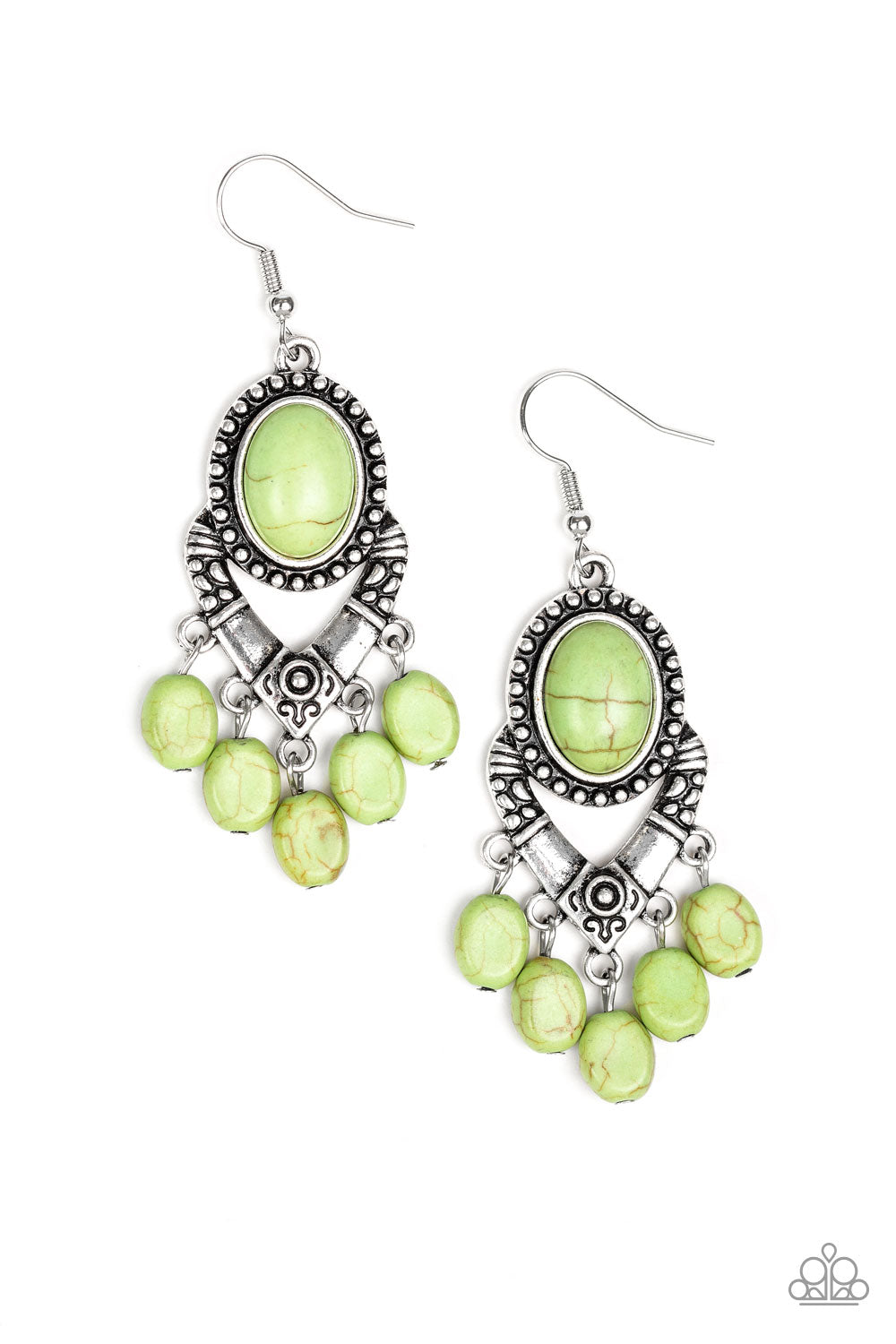 brought✽to✽you✽by✽blingflingbykat✽southern-sandstone-green-earrings✽paparazzi-accessories