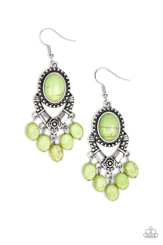 brought✽to✽you✽by✽blingflingbykat✽southern-sandstone-green-earrings✽paparazzi-accessories