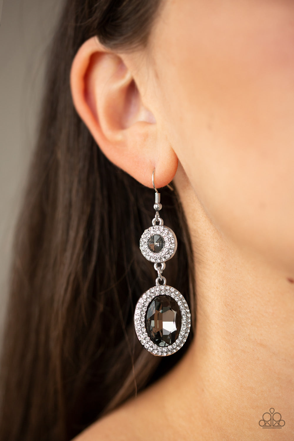 Paparazzi Accessories ✽ Let It BEDAZZLE - Silver Earrings✽Flat Rate Ship $4.50✽