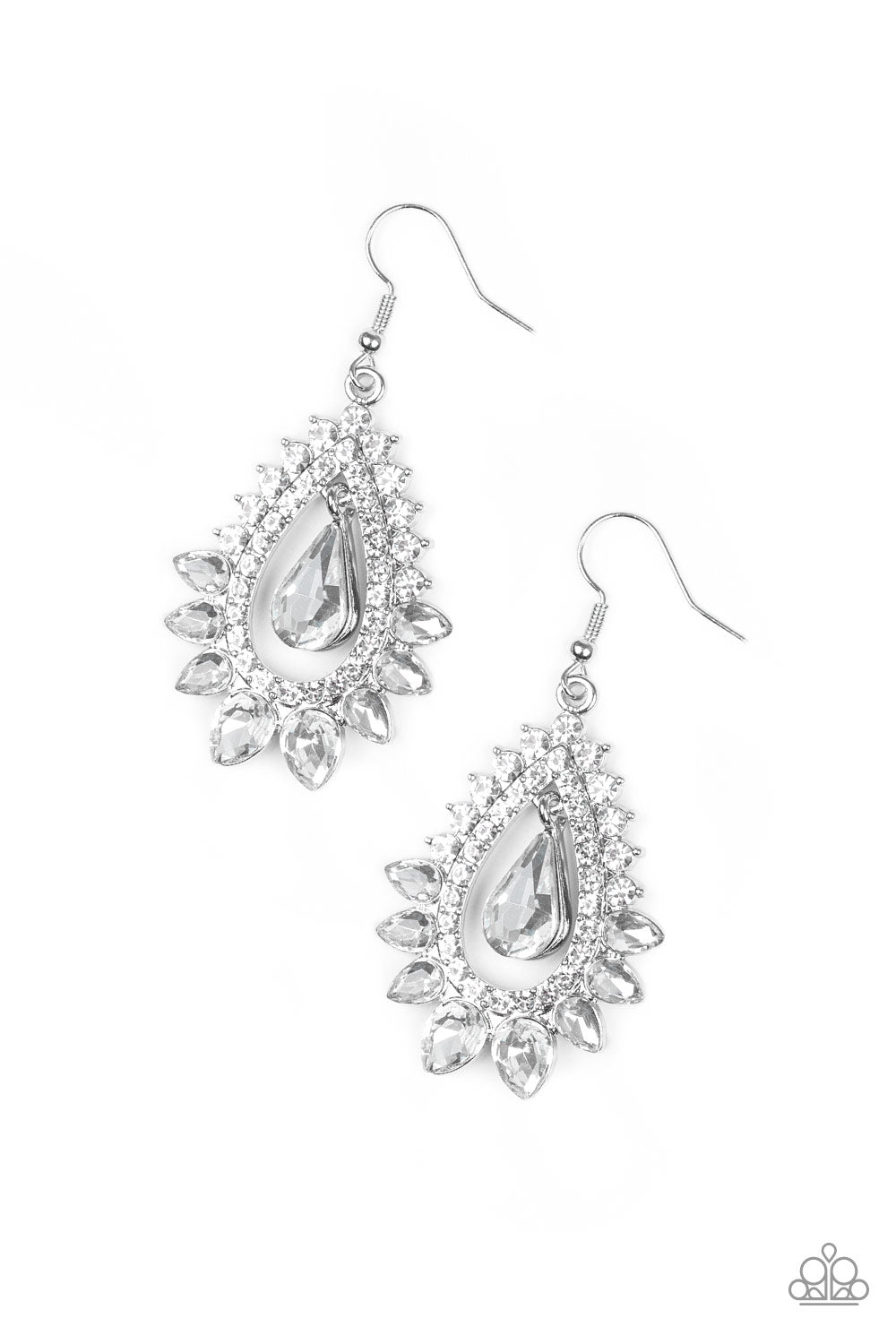 brought✽to✽you✽by✽blingflingbykat✽boss-brilliance-white-earrings✽paparazzi-accessories