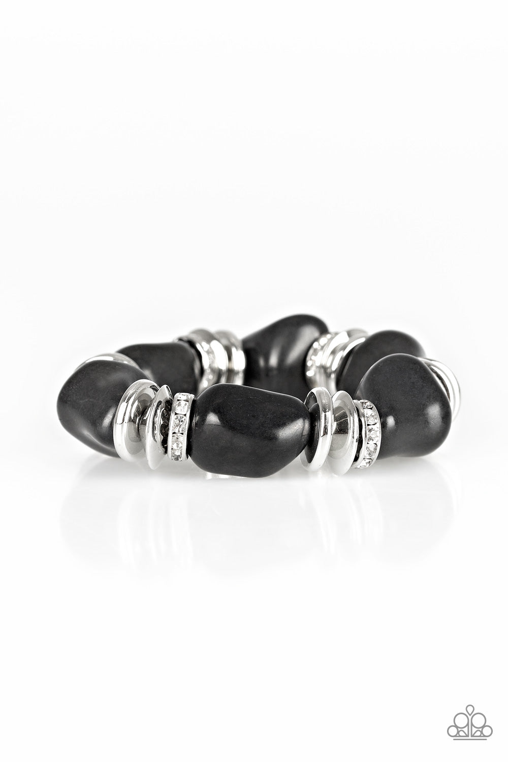 brought✽to✽you✽by✽blingflingbykat✽stone-age-stunner-black-bracelet✽paparazzi-accessories