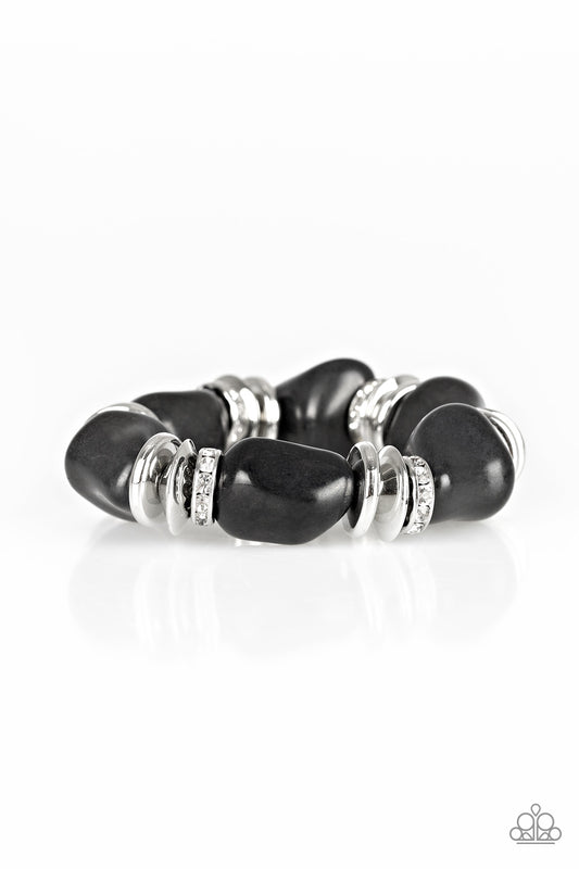 brought✽to✽you✽by✽blingflingbykat✽stone-age-stunner-black-bracelet✽paparazzi-accessories