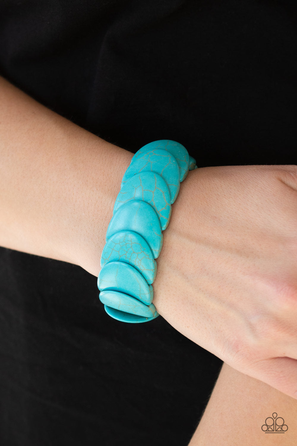 Paparazzi Accessories ✽ Nomadic Nature - Blue Bracelet✽Flat Rate Ship $4.50✽
