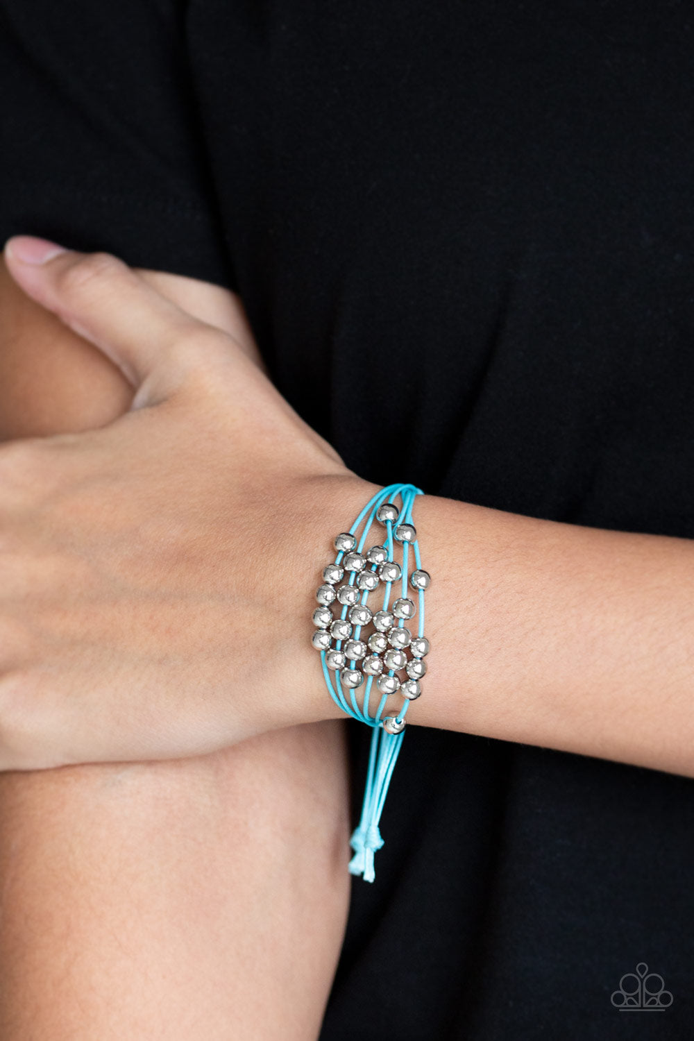 Paparazzi Accessories ✽ Without Skipping A BEAD - Blue Bracelet✽Flat Rate Ship $4.50✽