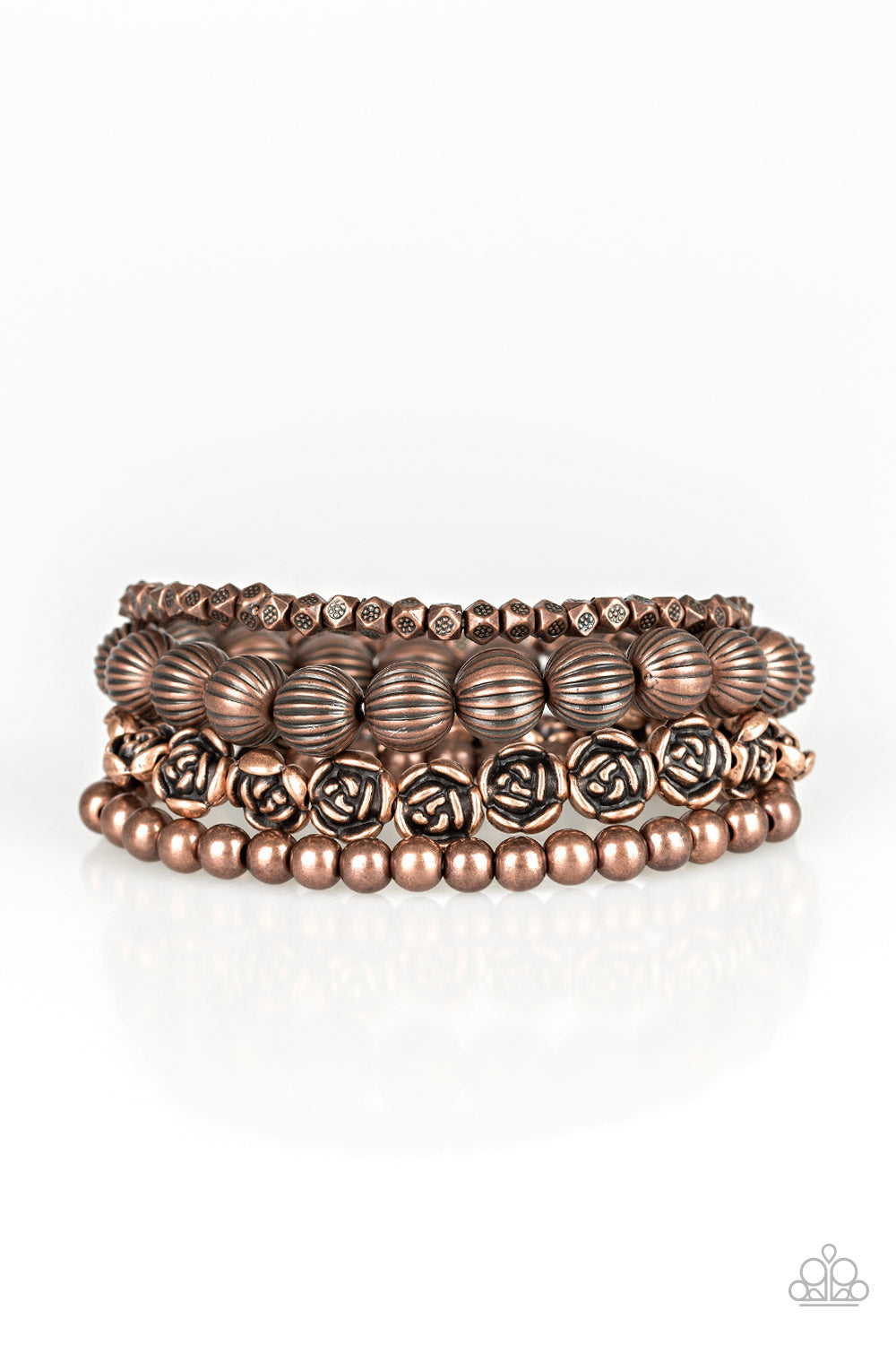 brought✽to✽you✽by✽blingflingbykat✽rose-garden-gala-copper-bracelet✽paparazzi-accessories