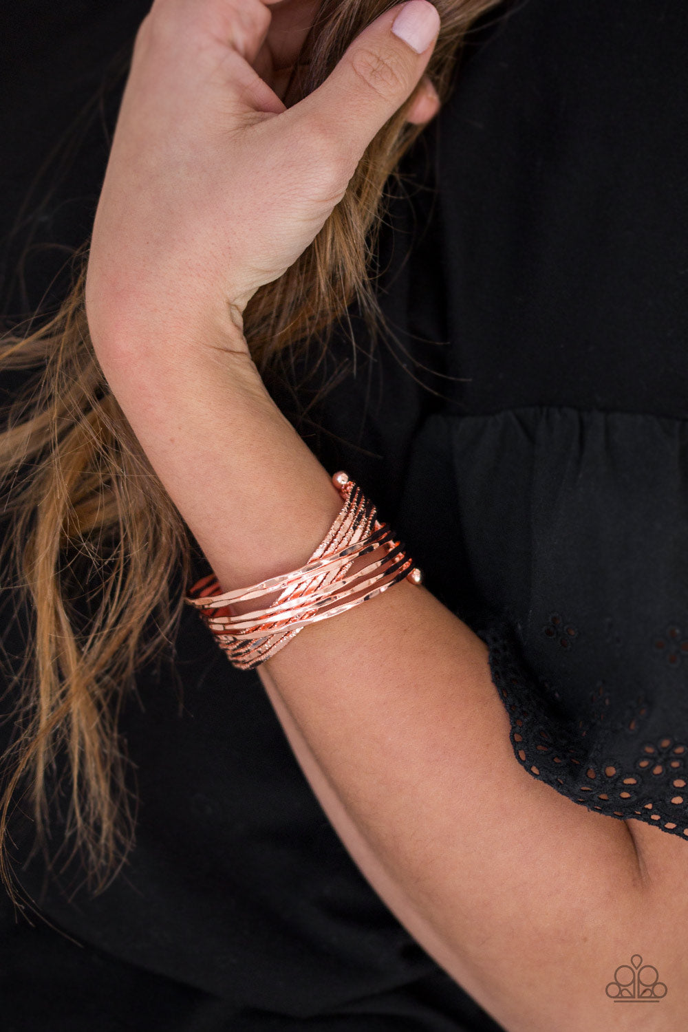 Paparazzi Accessories ✽ See A Pattern? - Copper Bracelet✽Flat Rate Ship $4.50✽