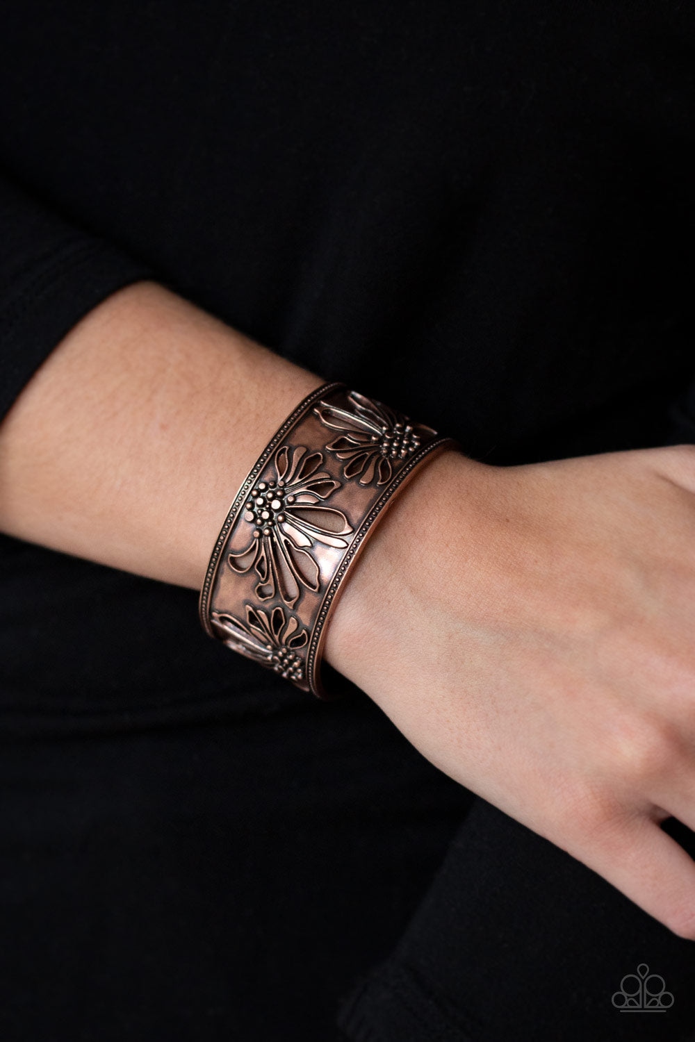 Paparazzi Accessories ✽ Where The WILDFLOWERS Are - Copper Bracelet✽Flat Rate Ship $4.50✽