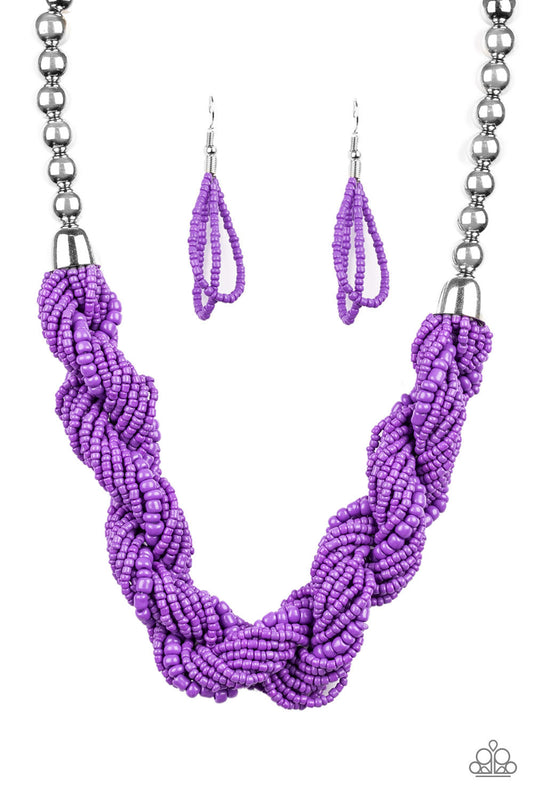 brought✽to✽you✽by✽blingflingbykat✽savannah-surfin-purple-necklace✽paparazzi-accessories