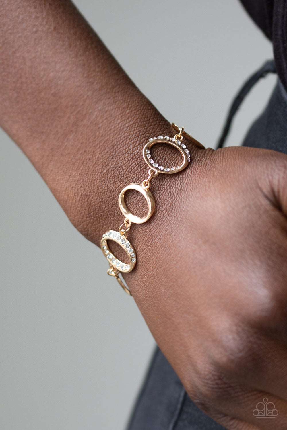 Paparazzi Accessories ✽ Beautiful Inside and Out - Gold Bracelet✽Flat Rate Ship $4.50✽