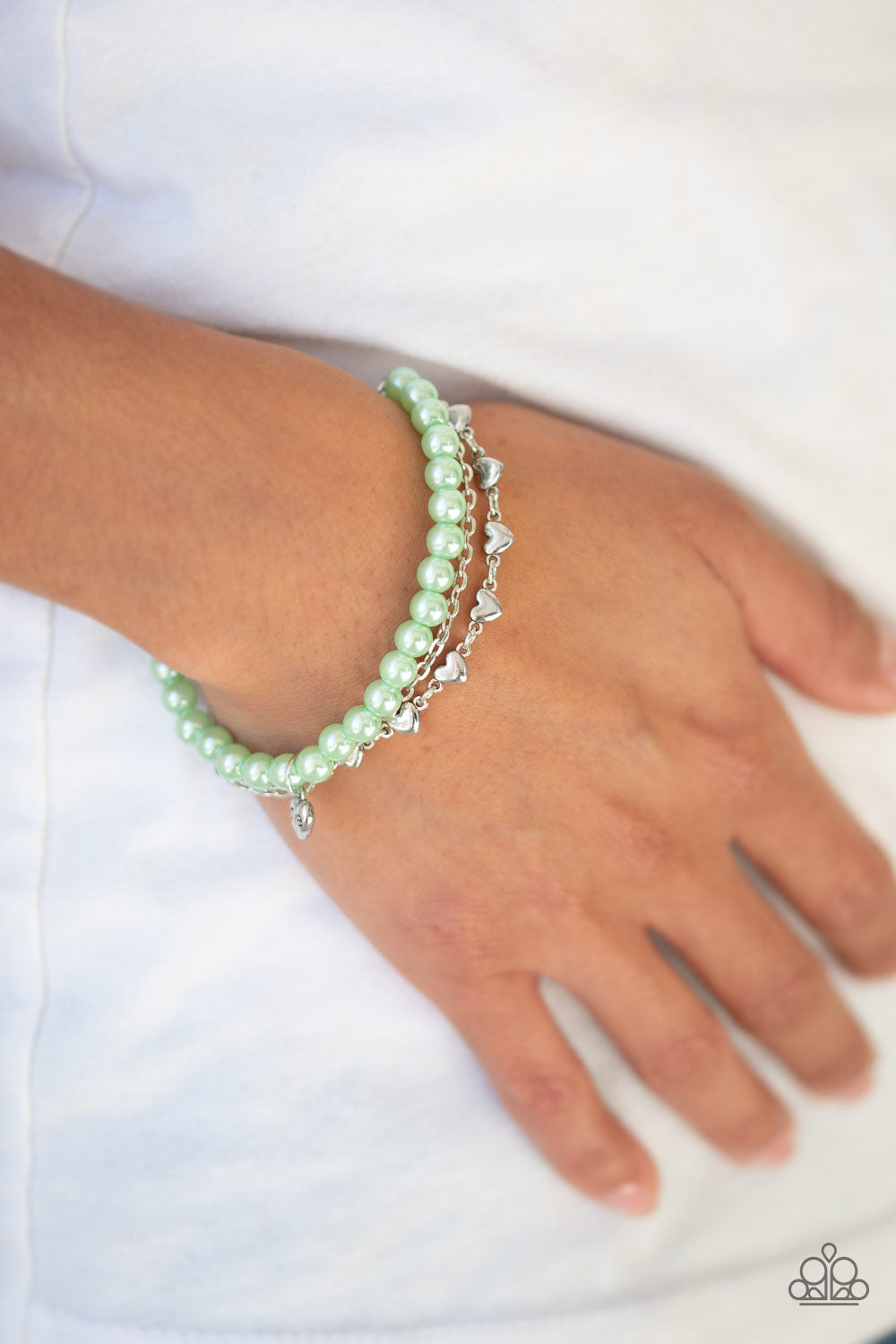 Paparazzi Accessories ✽ Love Like You Mean It - Green Bracelet✽Flat Rate Ship $4.50✽