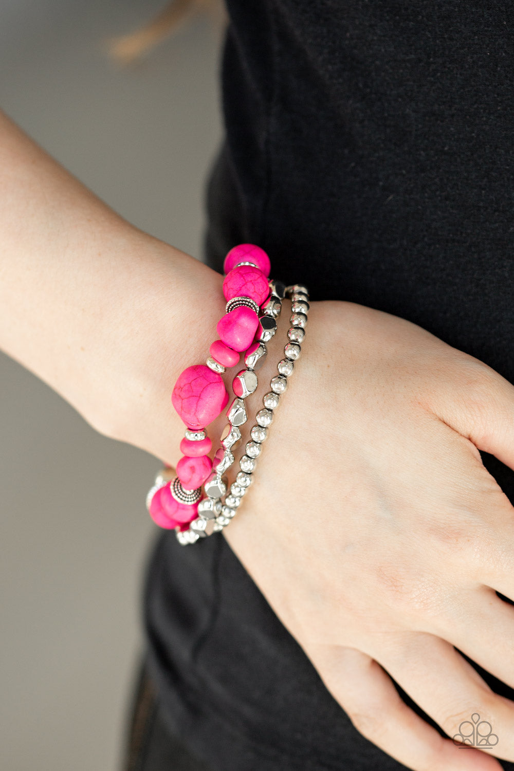 Paparazzi Accessories ✽ Rural Restoration -Pink Bracelet✽Flat Rate Ship $4.50✽