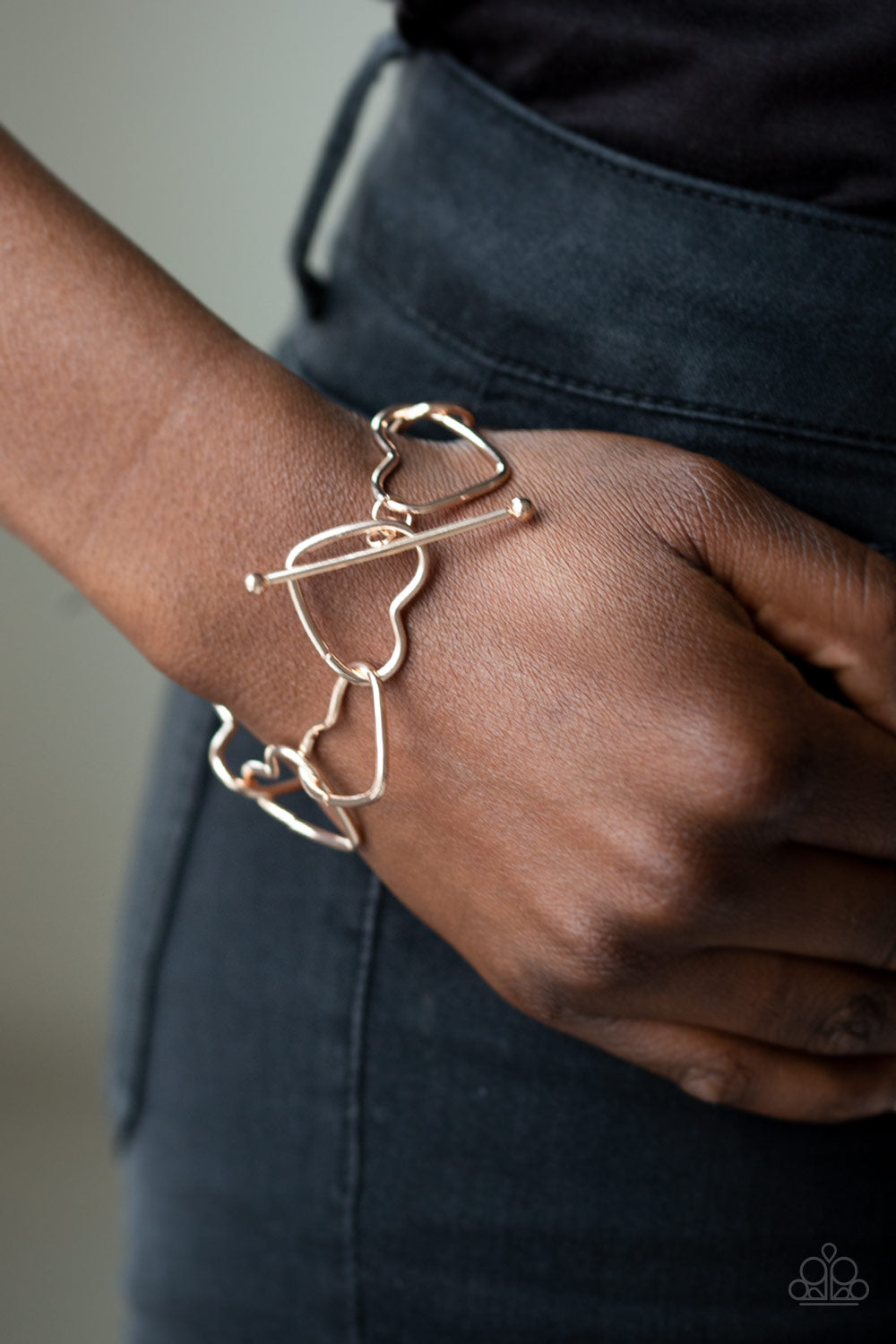 Paparazzi Accessories ✽ Take Heart - Rose Gold Bracelet✽Flat Rate Ship $4.50✽ - Blingflingbykat 