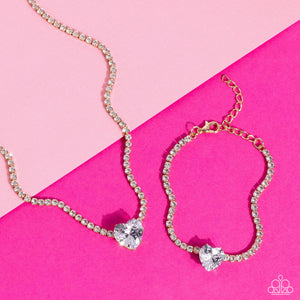 Paparazzi Accessories ❋Flirty Fiance- Gold Necklace❋ Flat Rate Ship $4.50❋ - Image #4